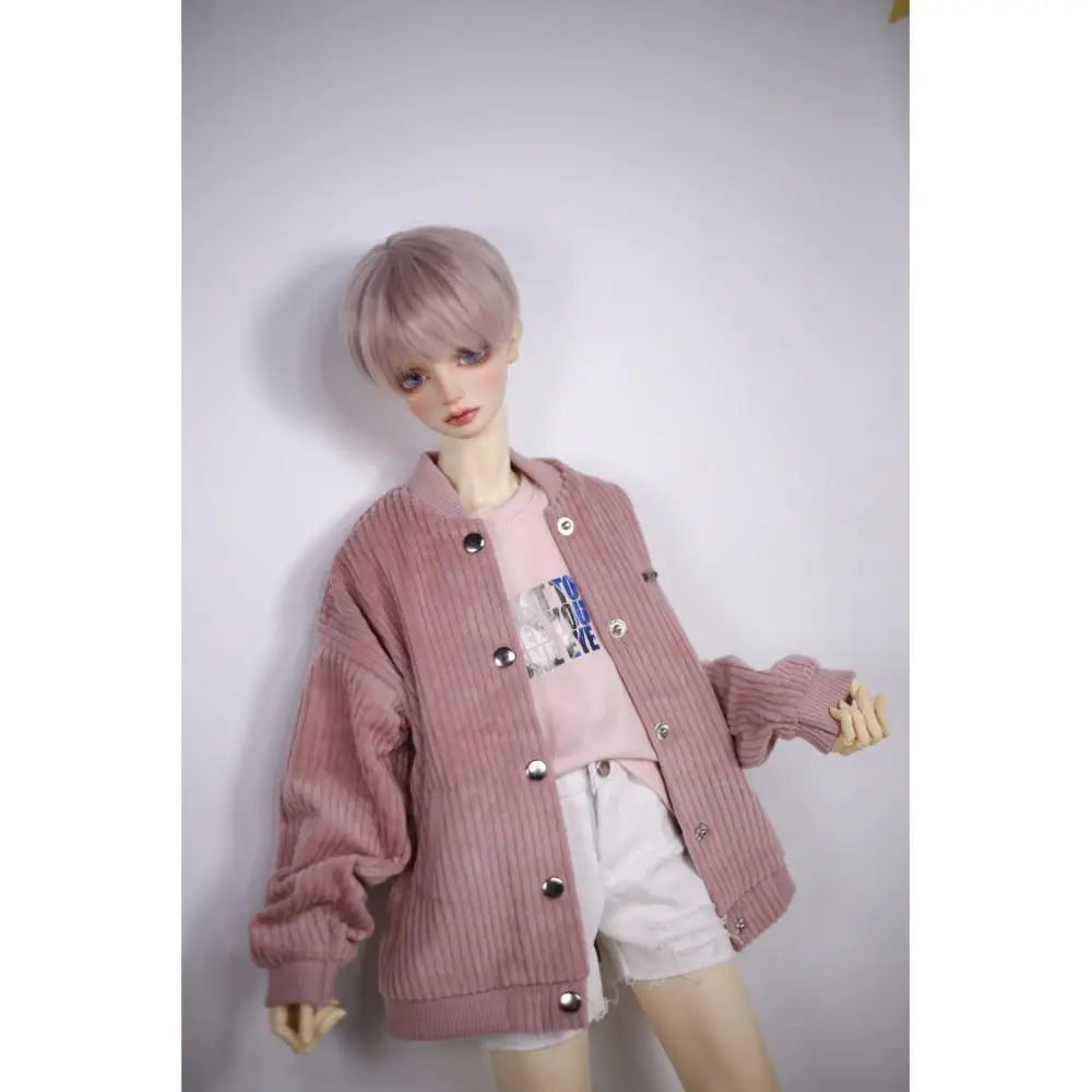 

BJD Clothes Pink Jacket Coat Top Clothing For 1/4 17" MSD 1/3 24" 60cm Tall Male BJD doll SD DK DZ AOD DD Doll use