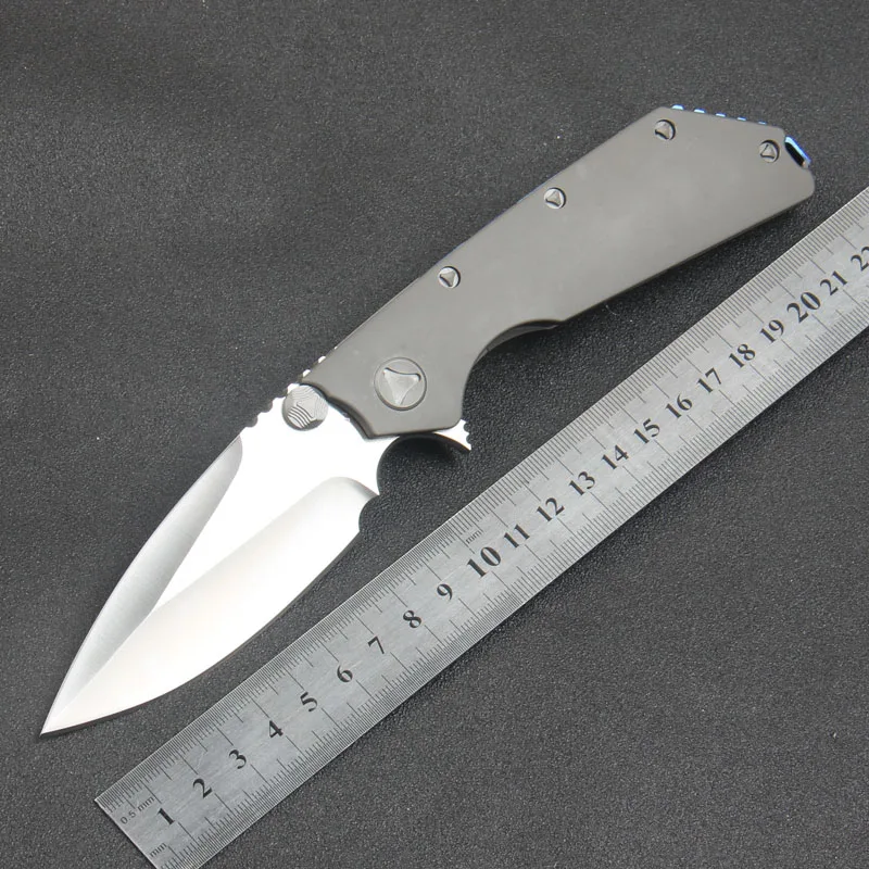 Wizard Microtech DOC Folding Knife D2 Blade Titanium Alloy TC4 Handle