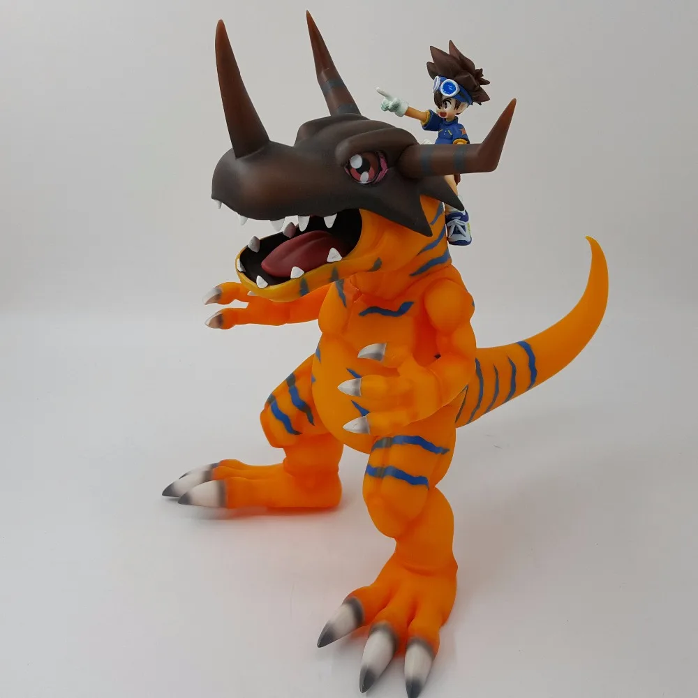 

Digimon Action Figures YAGAMI TAICHI Greymon Toys Pvc 280mm Anime Digimon Adventure Model Toy Doll
