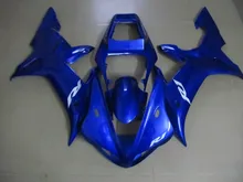 Мотоцикл Обтекатель комплект для YAMAHA YZFR1 02 03 YZF R1 2002 2003 yzfr1 YZF1000 ABS Холодный синий Обтекатели комплект + 7 подарки YM87