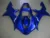 Мотоцикл Обтекатель комплект для YAMAHA YZFR1 02 03 YZF R1 2002 2003 yzfr1 YZF1000 ABS Холодный синий Обтекатели комплект + 7 подарки YM87
