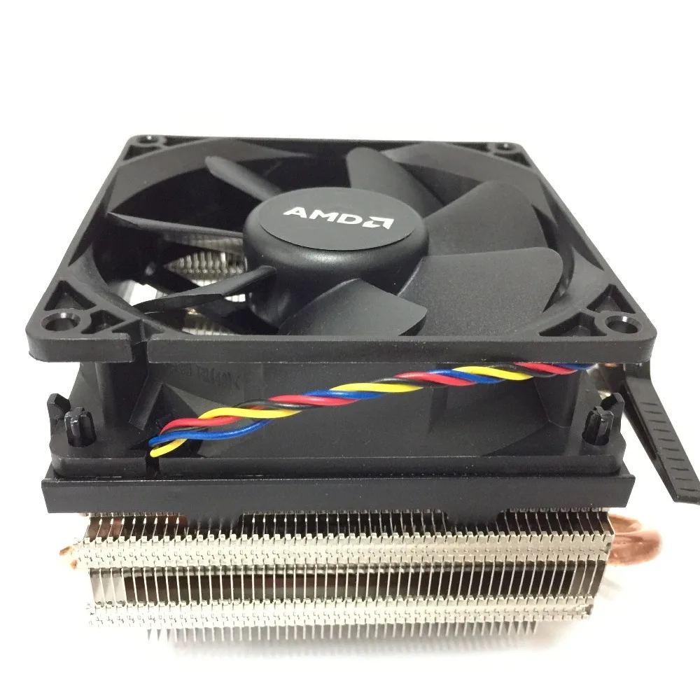 AMD FX-سلسلة FX-8300 محاصر وحدة المعالجة المركزية الأصلي المعالج برودة مروحة الحرارة بالوعة 4 P النحاس المبرد مبردات المشجعين مروحة مشعاع AM3 FM2