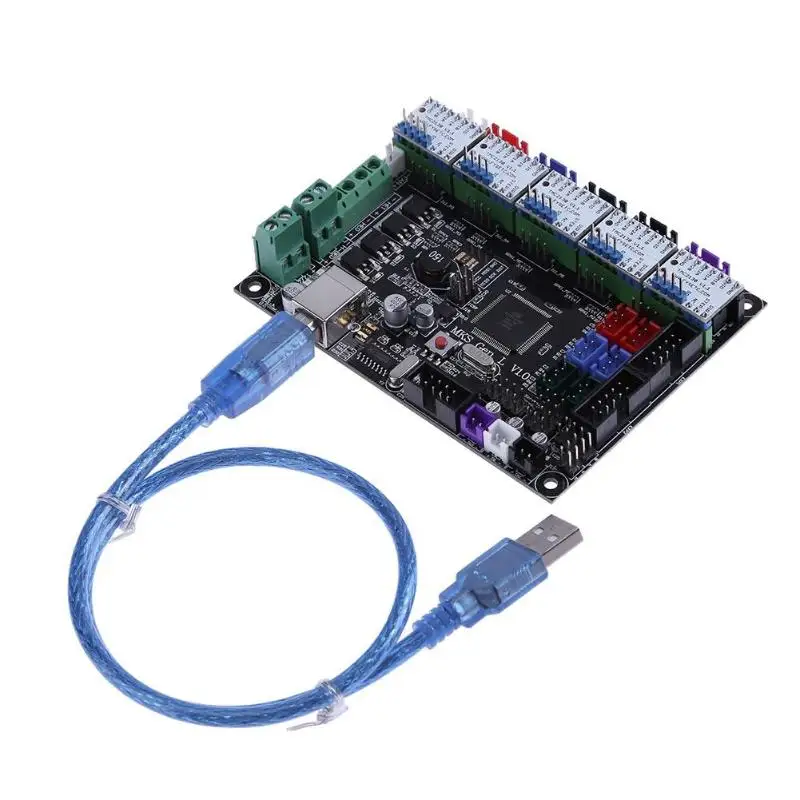 

ALLOYSEED MKS Gen V1.0 3D Printer Control Board+ 5pcs TMC2130 V1.1 Stepper Motor Drivers support 4988 8825 TMC2100 drive