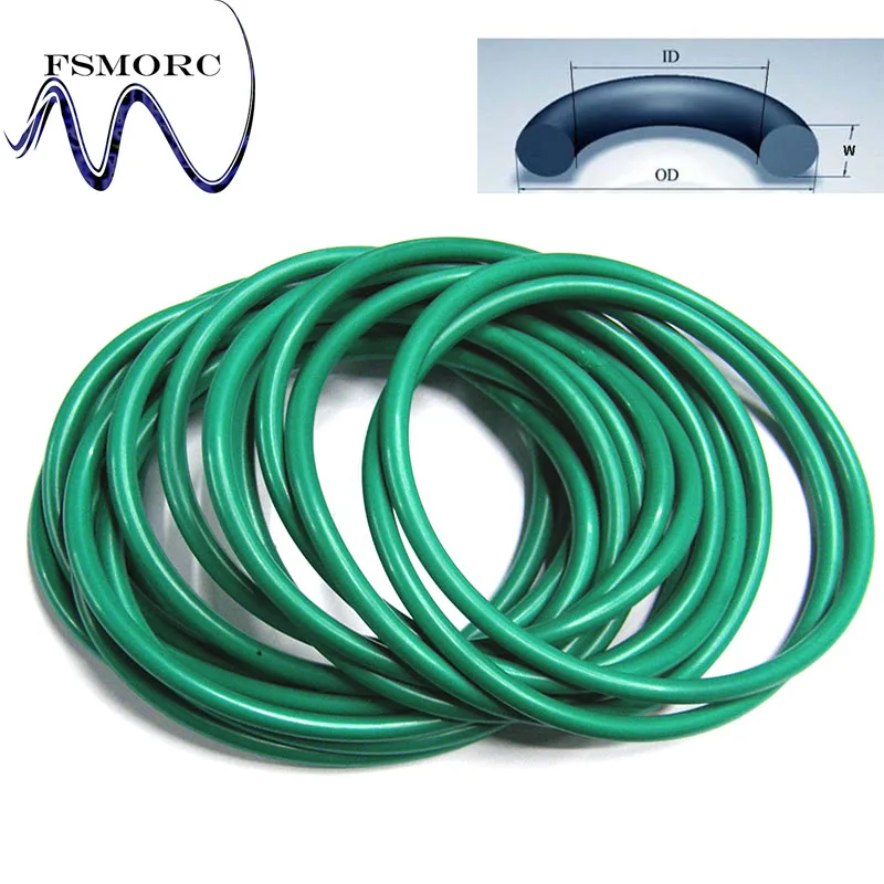 

1pcs 2pcs 5pcs /FKM o-ring/OD Size:420/425/430/435/440/445/450/455 *3.5mm /FPM o ring seal dichtung green Gasket o-ring