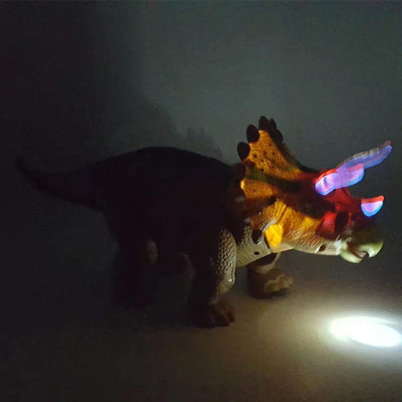 Электрический ходить откладывают яйца динозавра Игрушечные лошадки светящиеся динозавры со звуком Животные модель Игрушечные лошадки