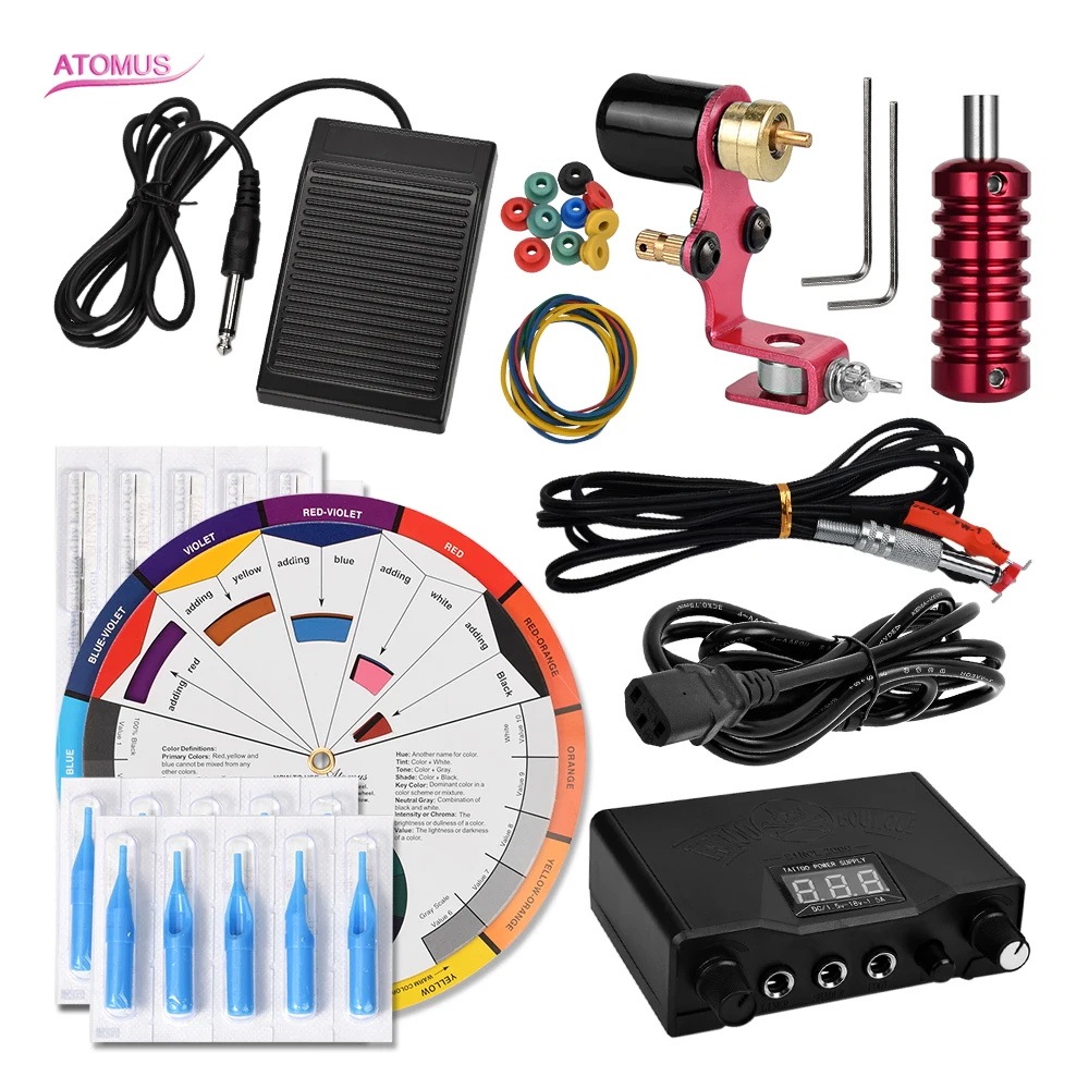 

Tattoo Machine Tatto Best Tattoo Kits Kit Para Tatuagem Set Maquina Tatoo Machin Professional Tatouage Rotative Kit Maquina Para