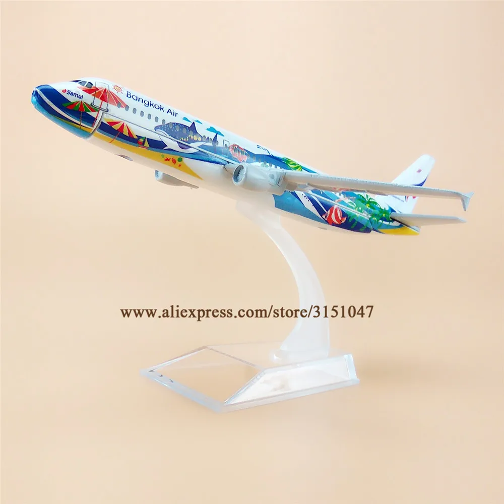 Летательный аппарат Airbus 320 Airways из сплава металла Таиланда A320 подарки для детей 16