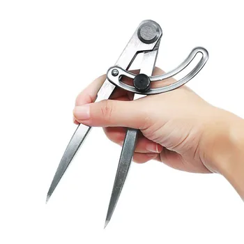 

Adjustable Leather Craft Rotating Tool Scriber Wing Divider Edge Creaser DIY Sewing Leather Metal Craft Marking Tool 3 Sizes
