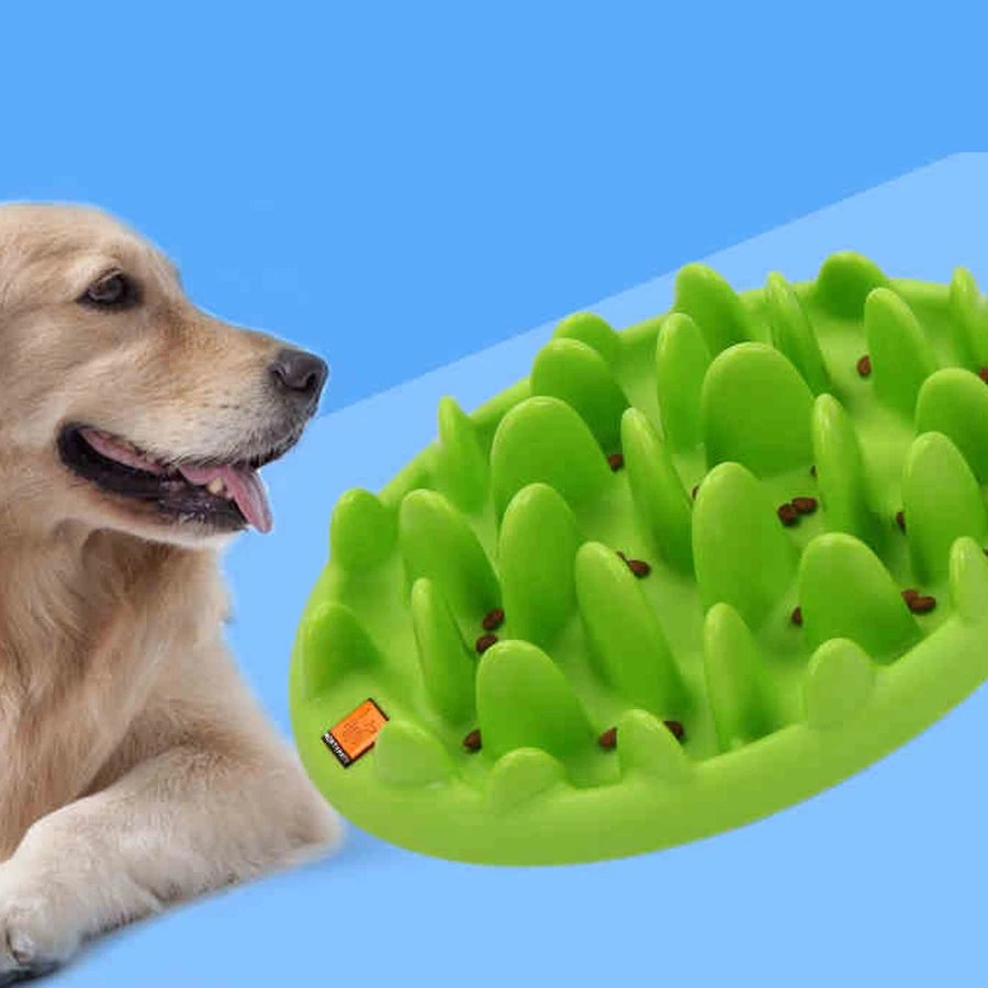

Cute Dog Food Bowl Slow Durable Bowls Water Dogs Container Waterers Feeder Cuenco Perro Plates Hond Voerbak Pets Product 50Z0716