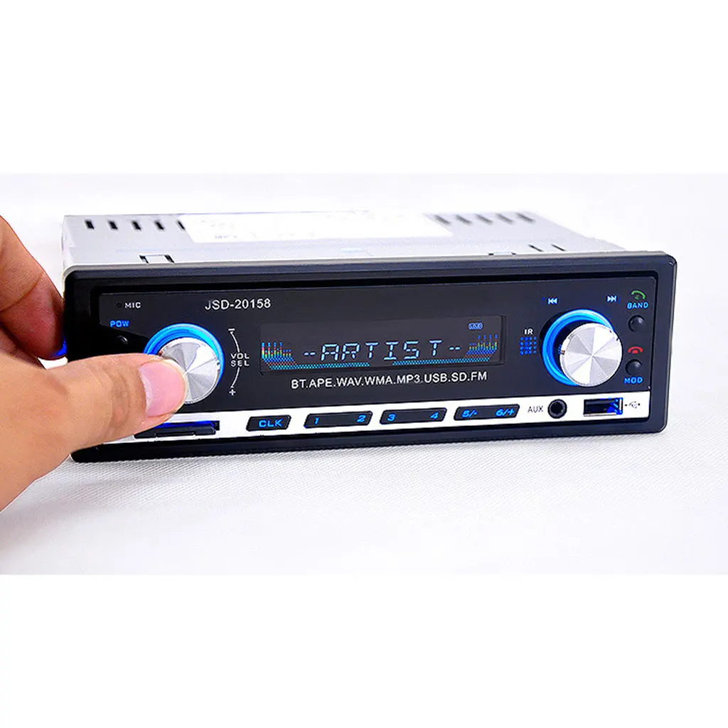 JSD-20158 Bluetooth стерео аудио в тире MP3 FM радио 24 вольт универсальная поддержка Bluetooth телефон