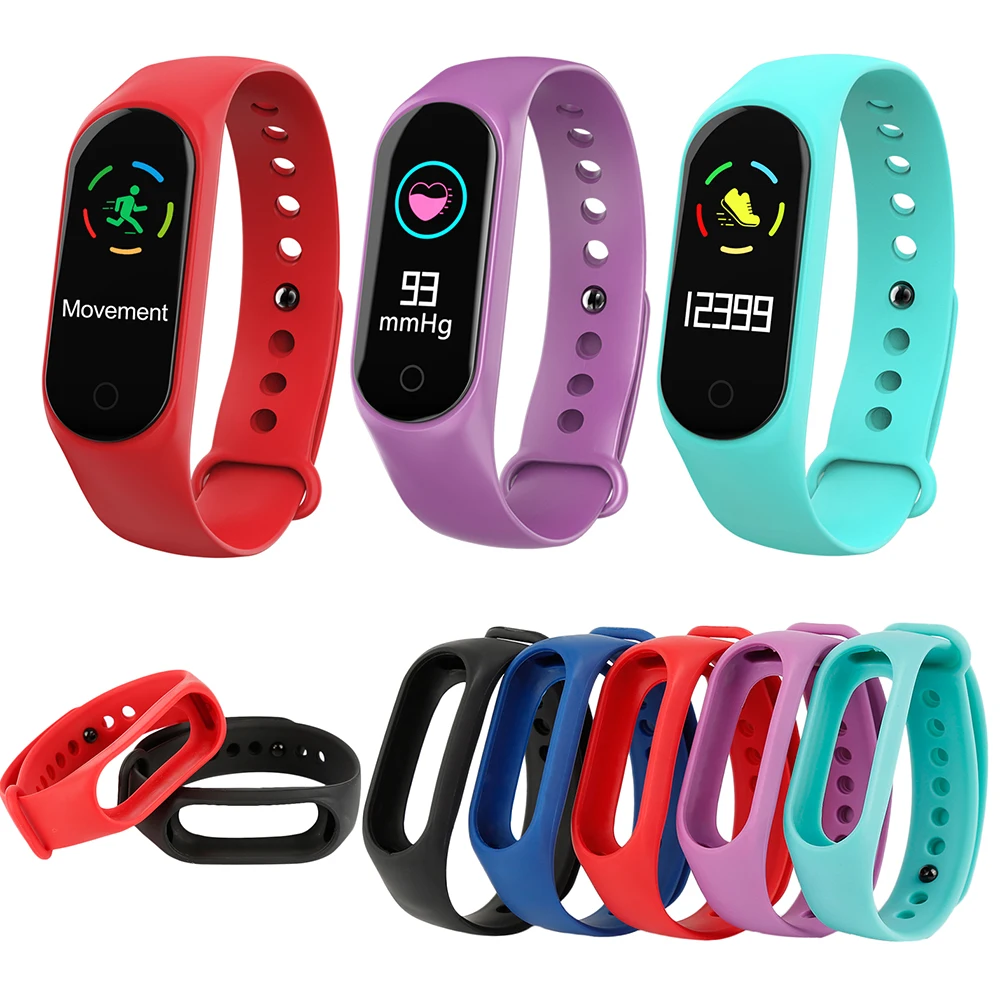 

1PC M3S Multicolor Silicone Wrist Band Strap Replacement Sport Wristband Strap For M3S Running Wrist Support Accessories