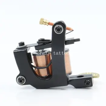 

10 Wrap Coils Permanent Tattoo Machine Pro Casting Iron 10 Wraps Carbon Steel Handmade Tattoo Machine Gun For Shader & Liner