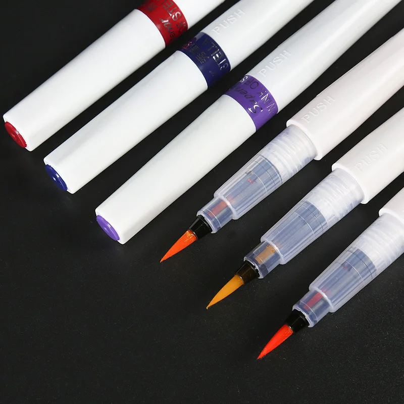 

Bling Multicolour Calligraphy Brush Pen Wink Marker Greeting Card DIY Brush Marker 24 Colors Lettering Pens