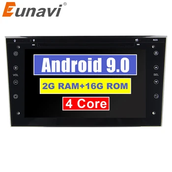 

Eunavi Quad Core 2 din Android 9.0 Car Radio GPS Navigation Stereo for Vauxhall Opel Astra H G Vectra Antara Zafira Corsa 2G RAM