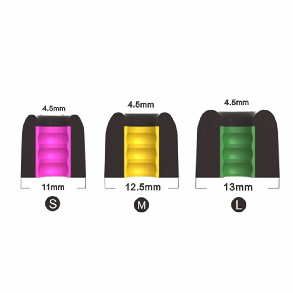 3 пар/компл. TP-45 4,5-6,5 мм губка спираль ушной пинцет-память изоляции пенными ушными типсами Шум для вкладыши Наушники Аксессуары