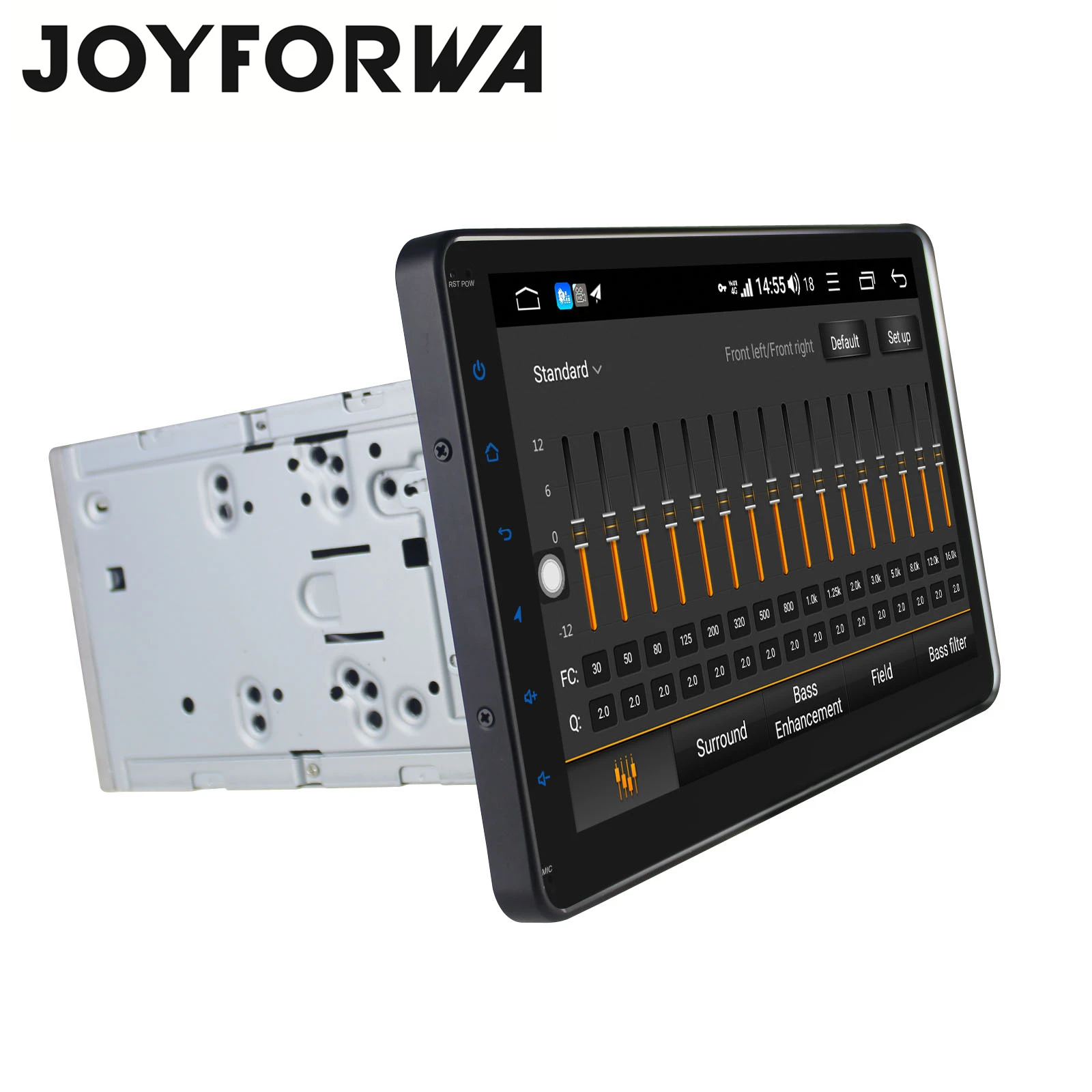 Best 10.1" 2Din Android 8.1 Car Stereo Radio Audio Player Tape Recorder GPS Navi DSP SPDIF Subwoofer 4G SIM Card WIFI Zlink DVR OBD 4