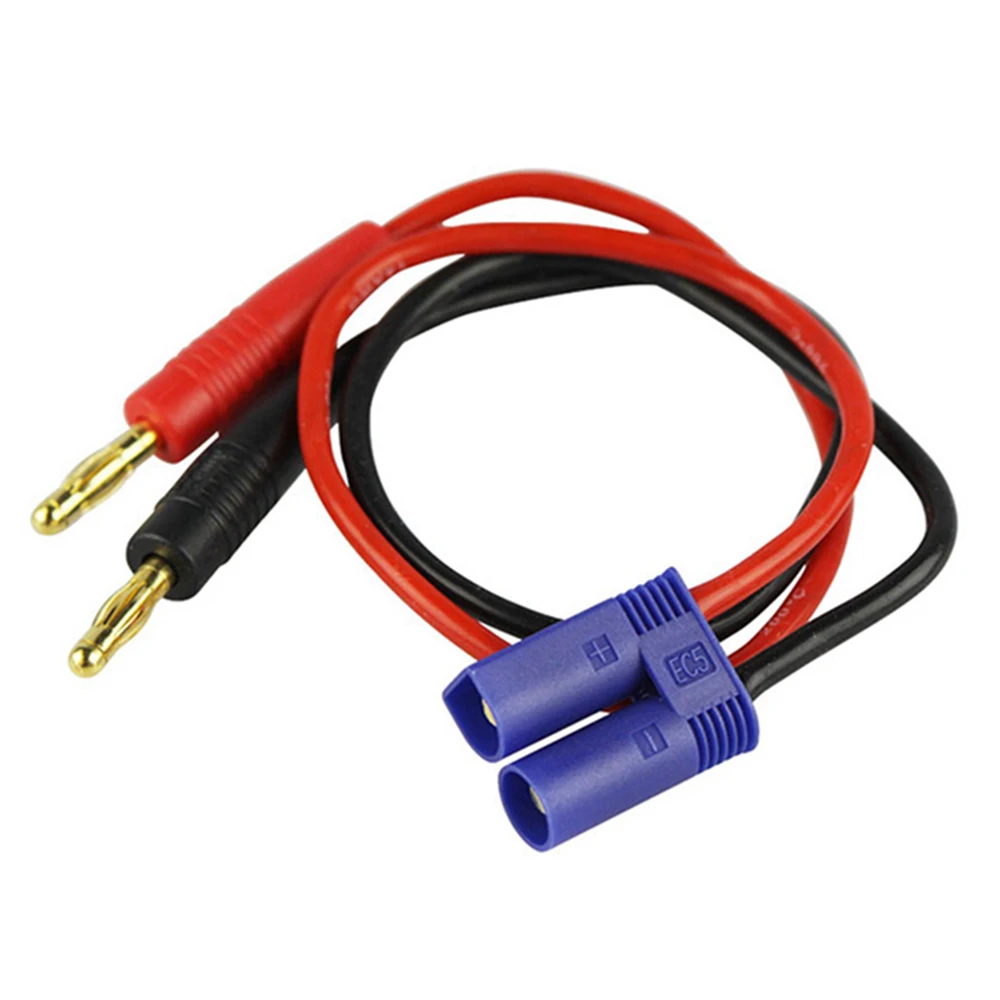 

Free Shipping For AMASS 30cm EC5 Connector to 4.0 Banana Plug Balance Charge Cable for RC Helicopter Quadcopter Lipo Battery