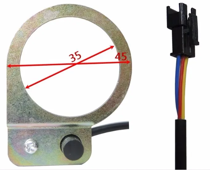 Датчик гидроусилителя рулевого управления помощи педали 1:1 датчика Холла Датчик импульсного сигнала 5/8/12 магнитных точек электрический скутер, фара для электровелосипеда в части преобразования