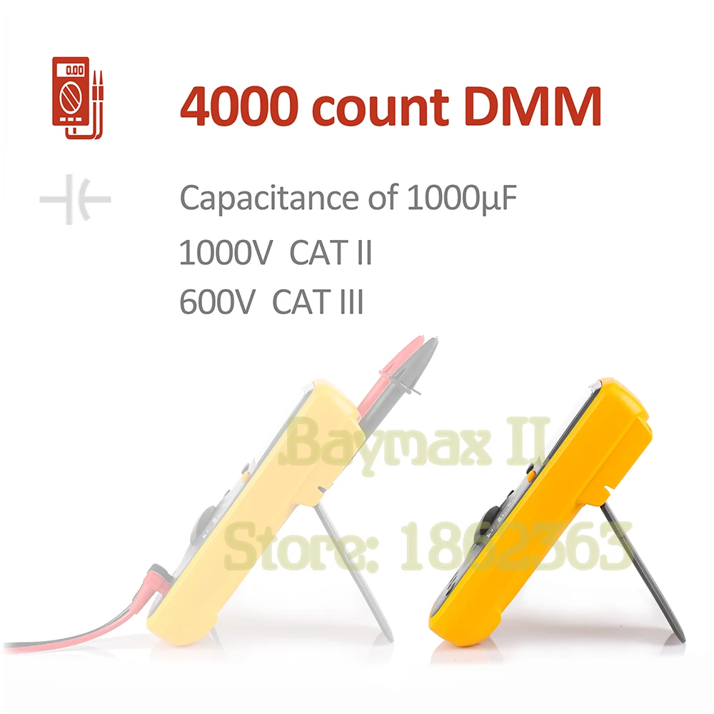 Цифровой мультиметр FLUKE 15B + 4000 отсчетов переменный/постоянный ток емкость Ом