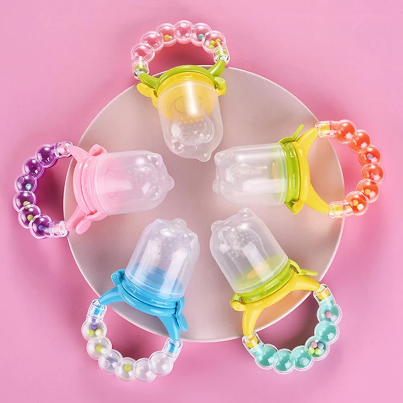 

Baby Bottle Feeding Fruit Vegetable Music Newborn Food Supplement Bite Juice Feeder Baby Nimbler Pacifier For Fruit Portable