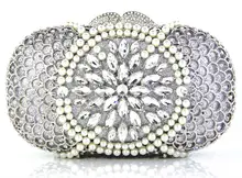 YU20-4 Kristall Abendtasche Clutch Pfau diamant pochette soiree Frauen abend handtasche hochzeit clutch tasche