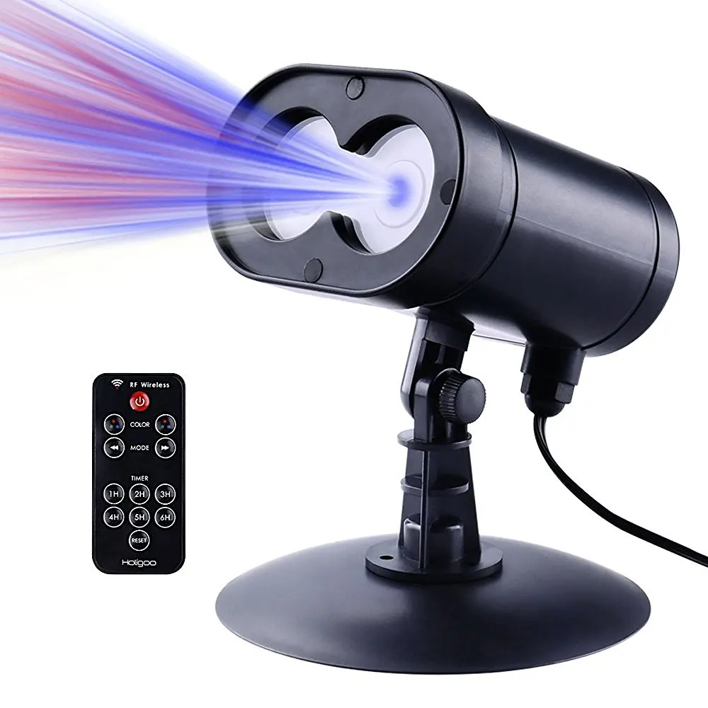 

New ledertek Red And Blue Wireless Control Laser Lights Outdoor Star Projector with high quality Christmas Laser Projector