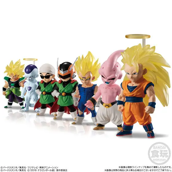 "Dragon Ball SUPER: Broly" BANDAI ADVERGE 10 Коллекция Рисунок-полный набор из 7 шт. Gokou Gohan Vegeta Buu Broly Freeza