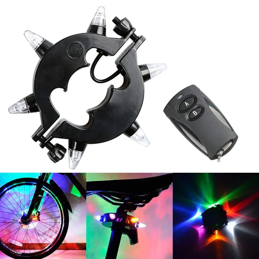 Buy Bike Wheel Light Remote Control LED Bicycle hub