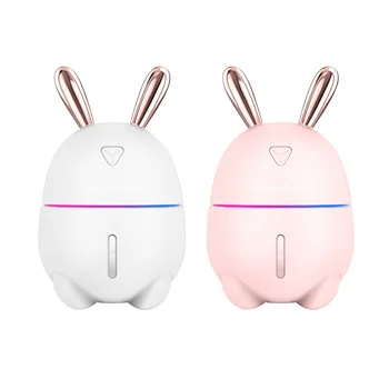 

Cartoon Rabbit Air Humidifier For Car USB Colorful LED Ultrasonic Essential Oil Diffuser Air Purifier Mist Maker 300ML 1180858