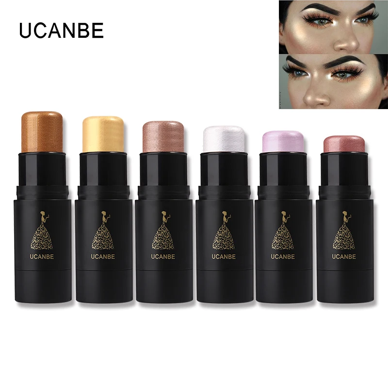 UCANBE Brand Shimmer Highlighter Stick Makeup Waterproof Contouring