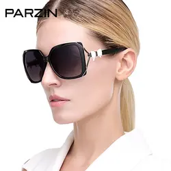Parzin роскошные солнцезащитные очки-капли Для женщин Поляризованные, большие солнцезащитные очки черные летние оттенки женский путешествия