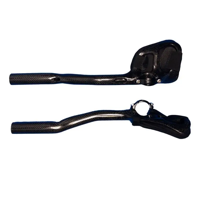 EC90 Bicycle Triathlon Extender Aero TT Bar Ends Bike Handlebars Extenders Bicycle Carbon Aero TT Bar 3K (4)