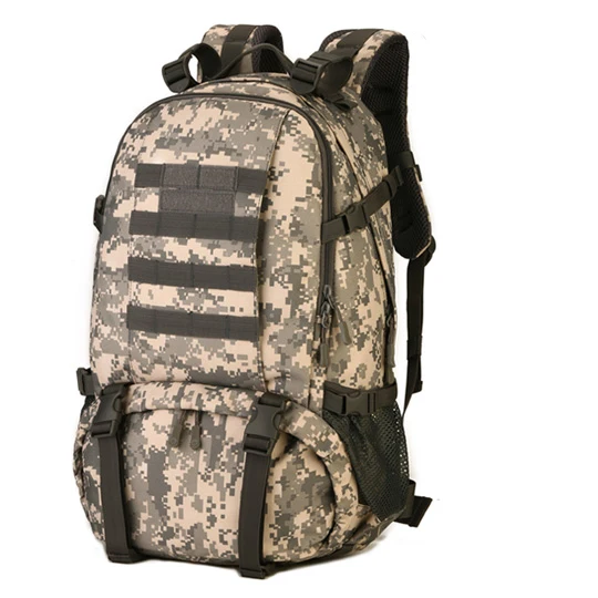 40л уличный спортивный военный тактический альпинистский рюкзак для кемпинга, походов, походов, путешествий - Цвет: ACU digital