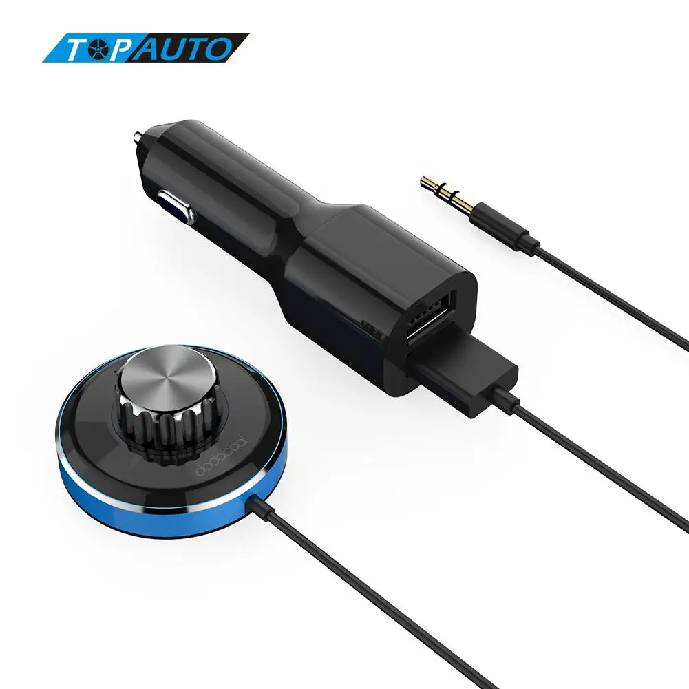 Dual USB Ports Car Charger Car Kit Music Receiver with 3 ...