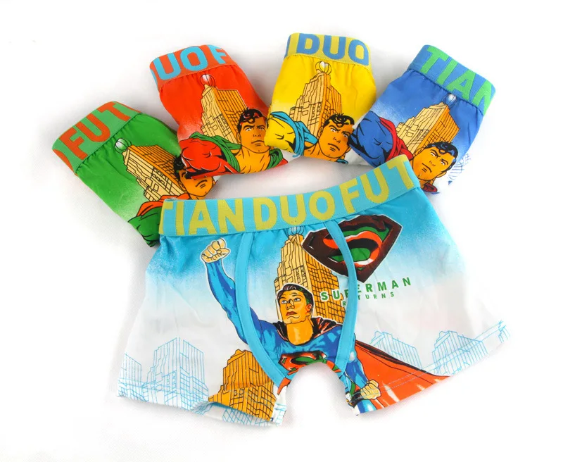 1pcs Kids Underwear Children's Boxer Boys Boxer Panties Cartoon Boy Underpants