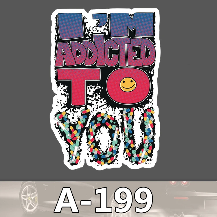 A-199 Words Waterproof DIY Stickers For Laptop Luggage Fridge Skateboard Car Graffiti Cartoon | Игрушки и хобби