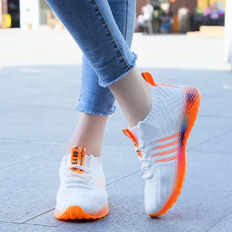 

Running Socks Shoes Women 2019 Hot Sale Flywire Breathable Jelly Bottom Women Running Shoes Ladies Shopping Shoes zapatos mujer
