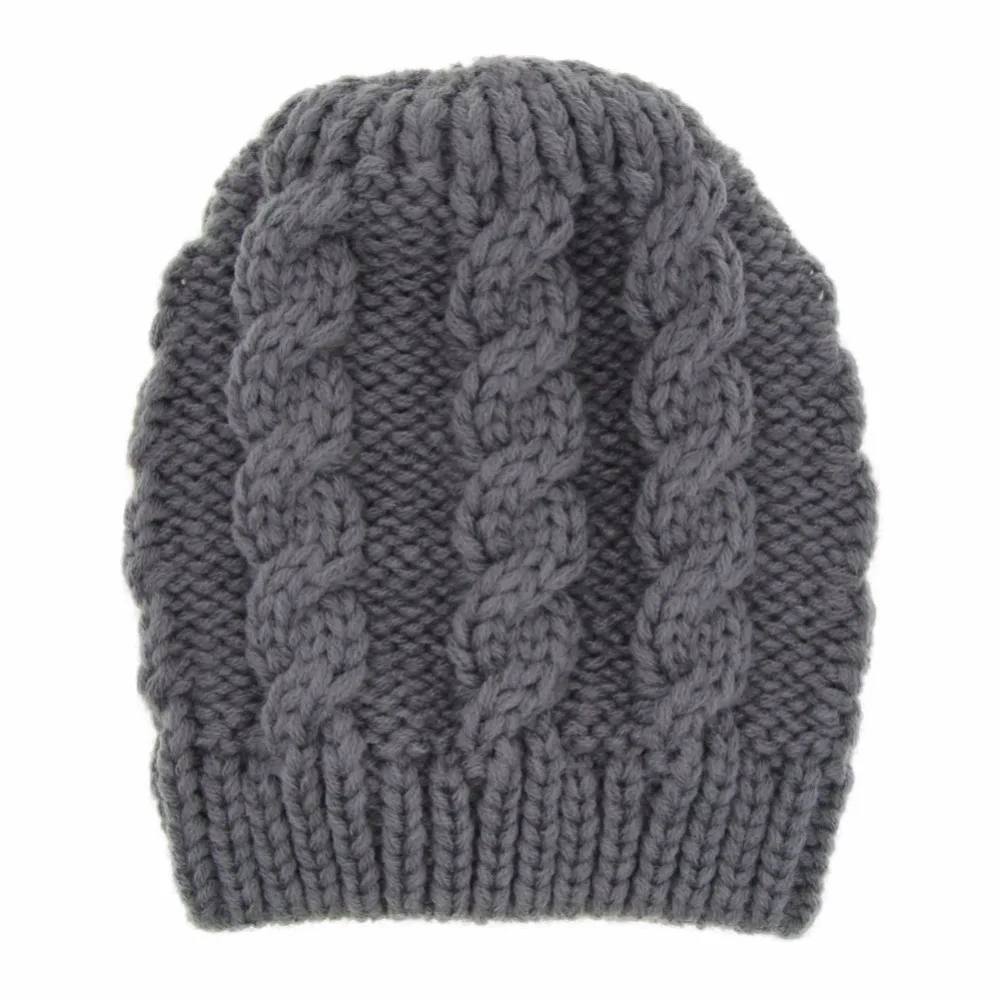 

2019 Toddler Kids Girls Boys Baby Winter Warm Crochet Knit Hat Newborn Ski Beanie Pom Tassels Cap Christmas Gift