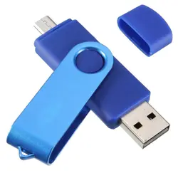 USB Mini Memory Stick 32 ГБ USB 2,0 Флешка OTG для удобной PC Синий
