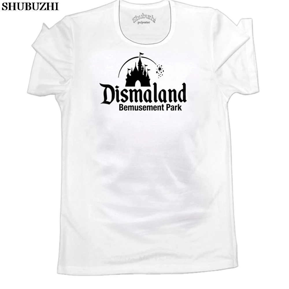 

100% cotton O-neck printed T-shirt Banksy T Shirt Dismaland Bemusement Park for men