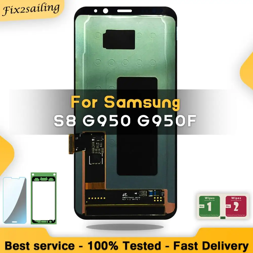 

LCD Display Touch Screen Digitizer Assembly For SAMSUNG Galaxy S8 G950 G950F
