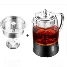 Электрический чайник полный автоматический паровой кипения чайник термоэлектрический стекло заваренного чая ware Черный Защита от перегрева