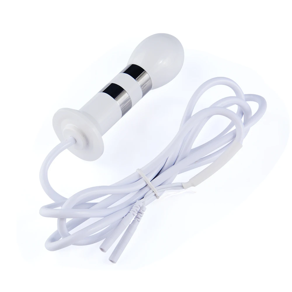 

Anal Probe Insertable Electrode For Biofeedback Electrical Stimulation Kegel Exerciser Use With TENS/EMS Machines