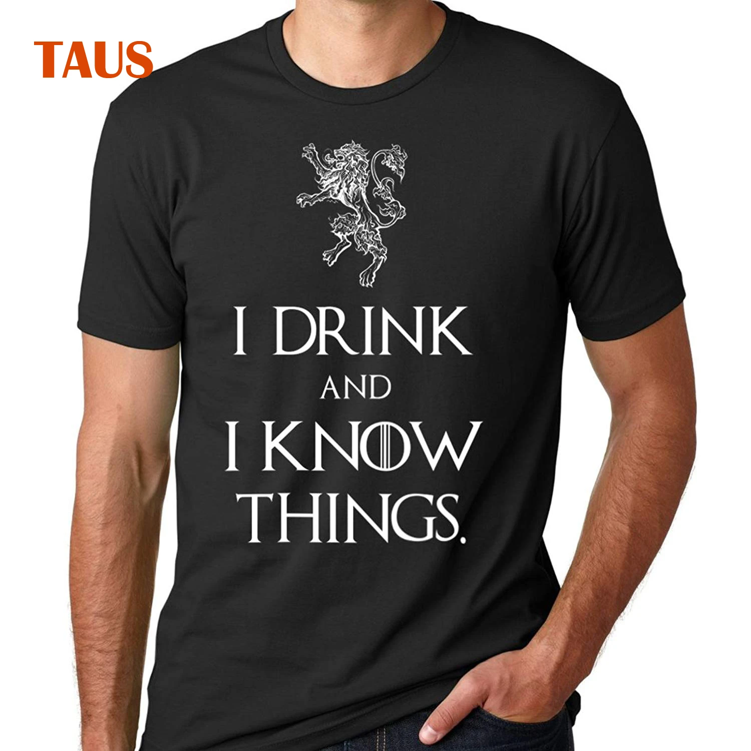 TeeINKS Juego de tronos camisa y sé cosas camiseta negra|Camisetas| - AliExpress