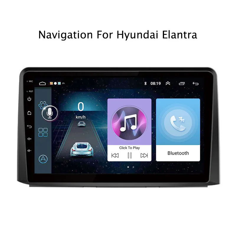 

ECTWODVD 9inch Android 8.1 Car Radio GPS Navigation Multimedia Stereo DVD Player for Hyundai Celesta Elantra 2017