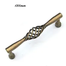 128mm vintage birdcage handle bronze kitchen cabinet drawer pull handle antique brass dresser cupboard door handle