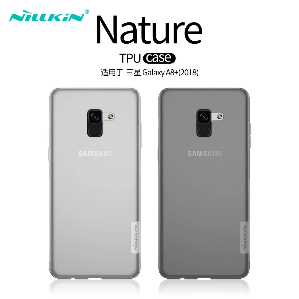 Nillkin для Samsung Galaxy A8 + 2018 чехол мягкий TPU силиконовый Plus A730F крышка защитный экран |