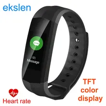 Ekslen CD02 Smart band IP67 Водонепроницаемый Смарт Браслет реального времени частоту сердечных сокращений 0,9" TFT Цвет Дисплей Браслет Носимых устройств