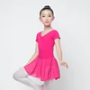 Children Long/Short Sleeve Ballet Leotard Girls Kids Cotton Dance Training Dress Chiffon Skirted Leotard ► Photo 2/6