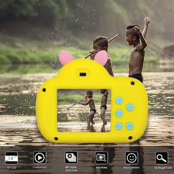 

Digital Cameras Video Camcorder HD 1080P Handheld Digital Camera 8X Digital Zoom For Children Pig style DV digital camera c0612